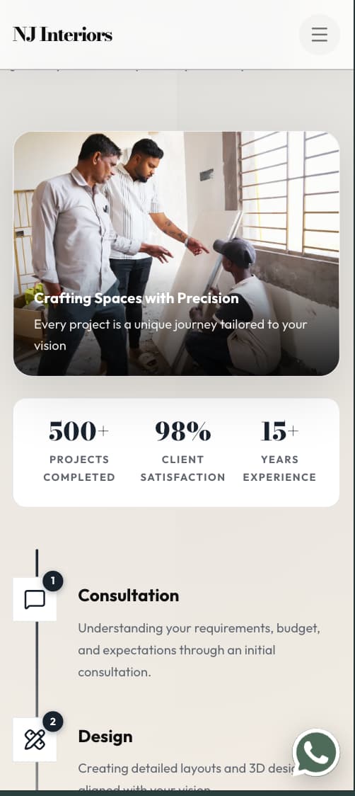 Website mobile preview